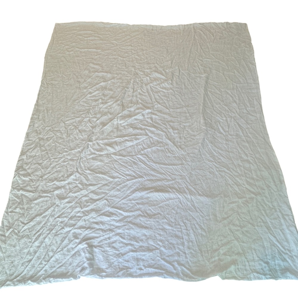 Casaluna 100% Hemp King Size Duvet Cover White Sustainable Bedding Luxurious
